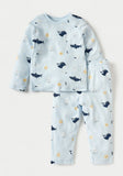 Juniors under the sea printed shirt & pyjama set (set of 2)