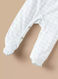 Giggles White Boys Formal Sleepsuit