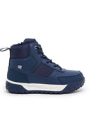 R&B navy boys laceup shoes