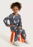 Juniors grey cheetah printed fullsleeves tshirt