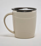 R&B beige Insulated Office Mug with lid