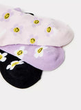 Juniors sunflower socks (pack of 3)