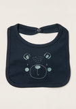 Juniors blue bear bib