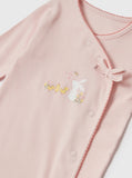 Matalan Pink bunny & chicks sleepsuit