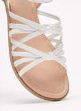 Missy White strappy sandals