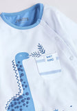 Juniors baby dino applique sleepsuit