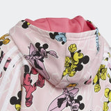 Adidas mickey mouse printed pink hoodie (Winter)