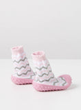 Juniors pink striped skidders