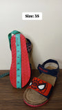 Spiderman embossed boys sandals