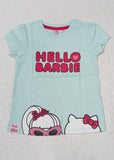 Hello barbie blue printed tshirt (Summer)