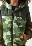 Juniors camouflage printed hooded jacket (Winter)