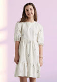 Max white embroidered frock (Winter)