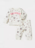 Juniors minnie embroidered shirt & pyjama set (set of 2)