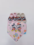 Disney Mickey & Minnie bib & infant booties (set of 5)