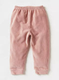 Giggles Beige Rainbow Embroidered Fleece Shirt & Pyjama Set (Set Of 2) (Winter)