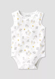 Juniors sheep & stripe printed bodysuits (set of 6)