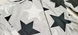 Matalan grey all over stars shirt & Pyjama set (set of 2)