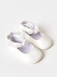 Giggles Floral Accent Infant Shoes with Hook