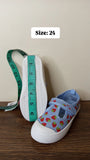 Matalan strawberry girls canvas shoes