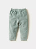 Giggles pastel green car embroidered shirt & pyjama set (set of 2) (Winter)