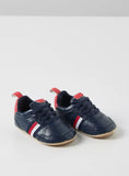 Juniors navy boys colorblock infant shoes