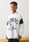 Peanuts white fleece lined hoodie (Winter)