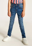 Juniors denim midwash jeans