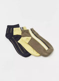 Juniors solid textured socks(set of 3)