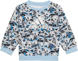 Adidas blue all over lion printed shirt & jog pants (set of 2) (Winter)