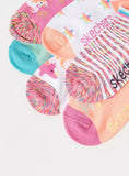 Skechers multicolor printed ankle socks (pack of 6)