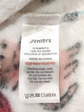 Juniors All Over Cat Print Fleece Hooded Bathrobe With Ear Applique