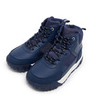 R&B navy boys laceup shoes