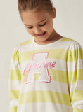 Juniors awesome stripe fullsleeves frock