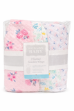 Hudson baby all over floral print swaddle wrap ( pack of 3 )