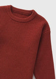 Matalan brown ribbed knitted pullover (Winter)
