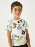 Juniors play colorful printed tshirt (Summer)