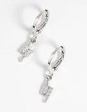 Lovisa Huggies silver earrings (Jewellery)