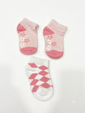 Juniors Print Ankle Length Socks - Set of 3