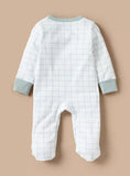Giggles White Boys Formal Sleepsuit