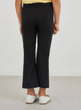 Juniors girls black flared leggings
