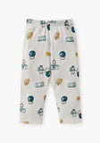 Juniors all over printed shirt & Pyjama set (set of 2)