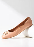 Max brown ring ballerinas