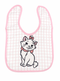 Disney Marie check bib with button closure(waterproof)