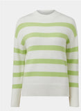 Matalan green stripe knitted pullover (Winter)