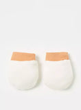 Juniors Orange Texture Mittens