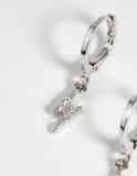 Lovisa Huggies silver earrings (Jewellery)