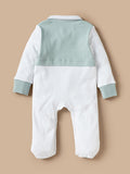 Giggles bear formal tie sleepsuit