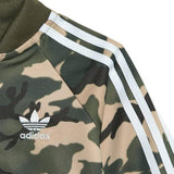 Adidas camouflage zipped pullover