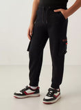 Juniors boys black jog pants (Winter)