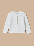 Juniors solid white knitted pullover (Winter)